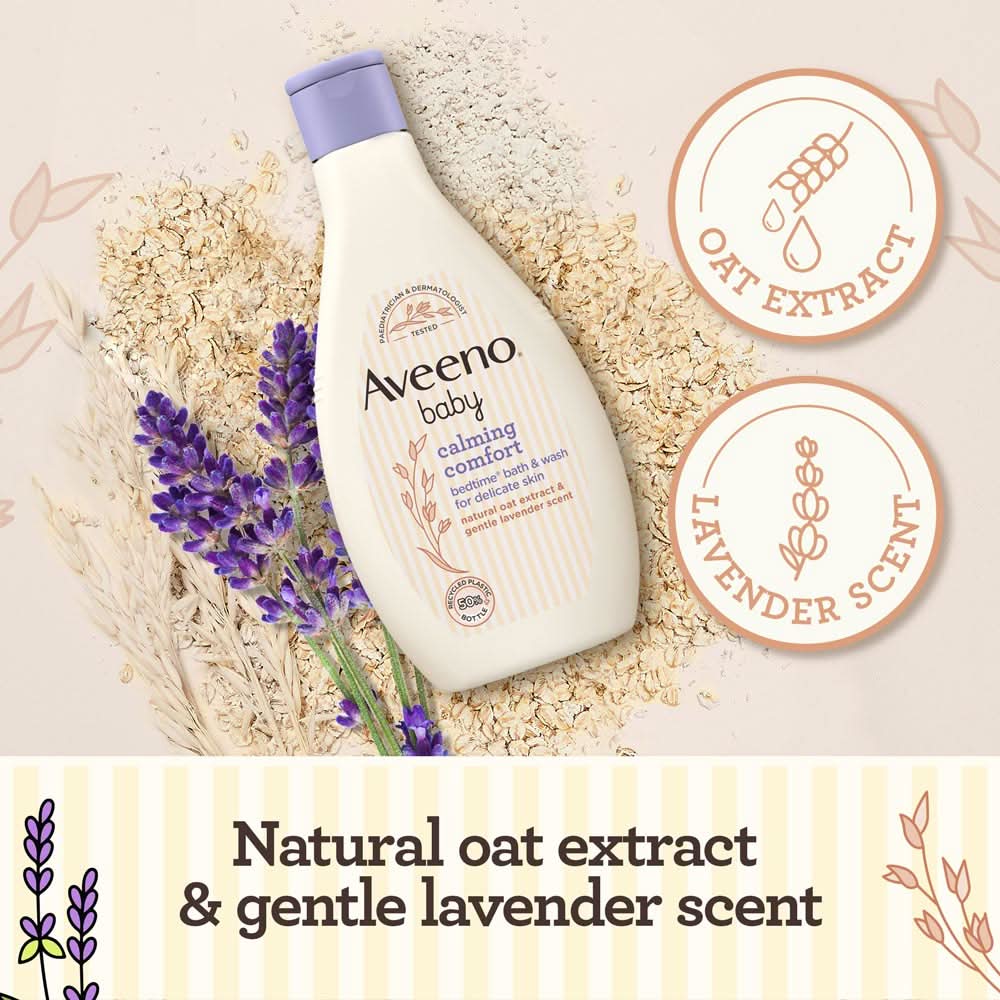 Aveeno Baby Calming Comfort Bedtime Bath & Wash 250Ml
