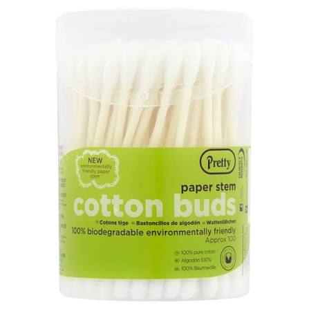 Pretty Cotton Buds Paper Stem 100’S