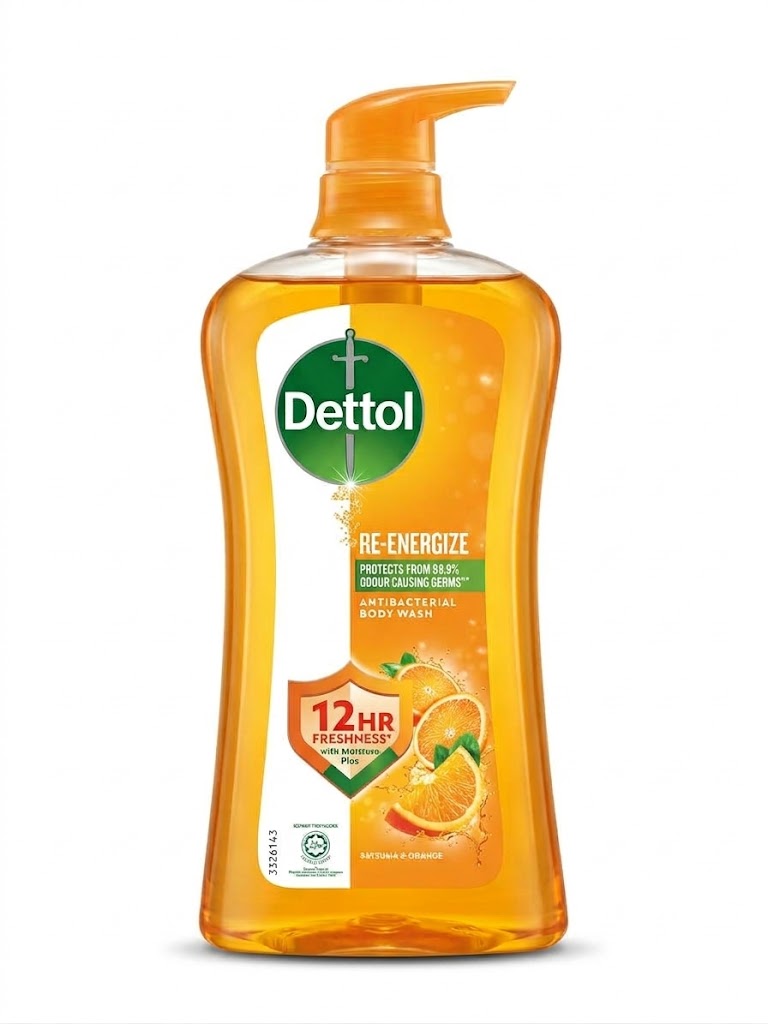 Dettol - Re-Energize Satsuma & Orange Antibacterial Body Wash - 950g