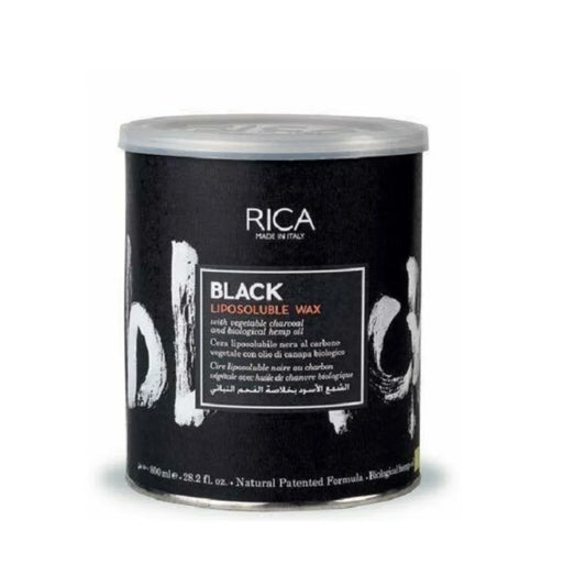 Rica - Black Charcoal Liposoluble Wax - 800ml