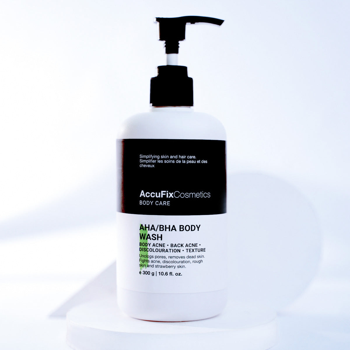 AccuFix's AHA/BHA Body Wash