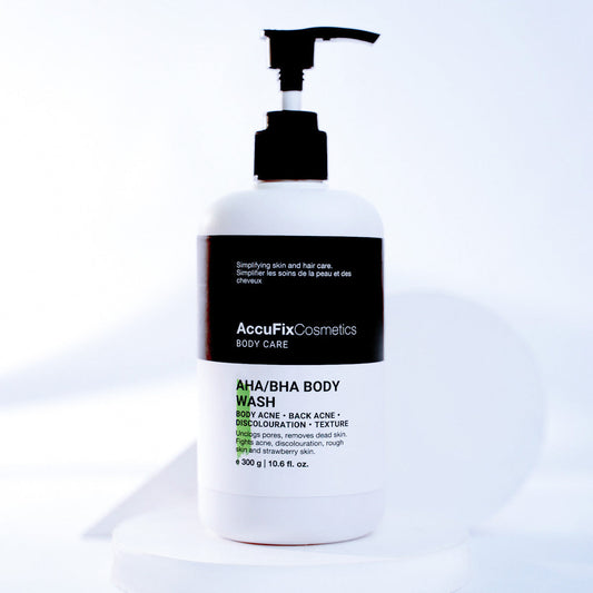 AccuFix's AHA/BHA Body Wash