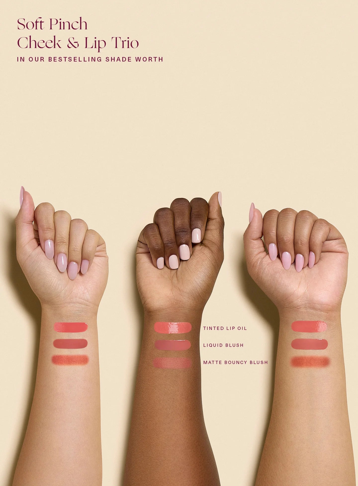 Rare Beauty - Soft Pinch Cheek & Lip Trio Set