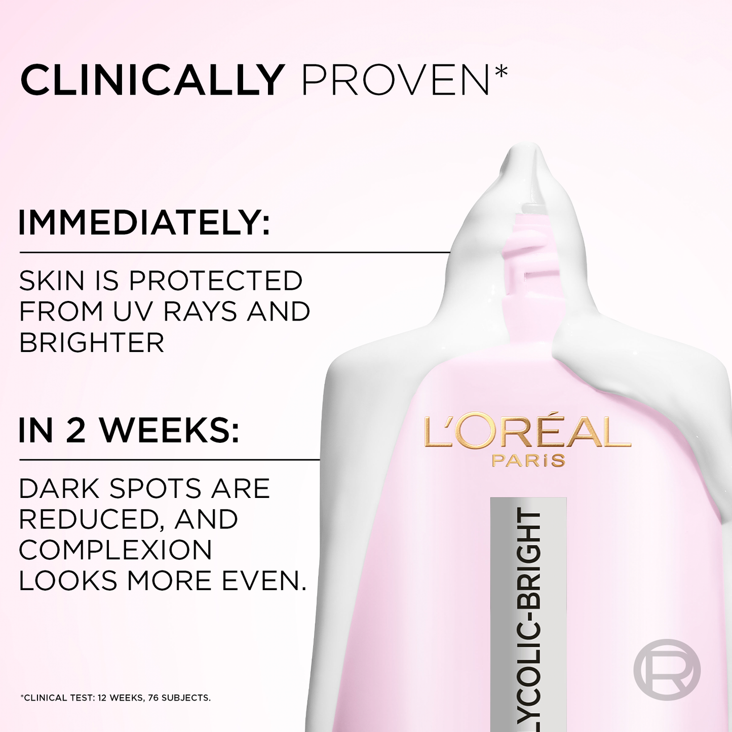 L'Oreal Skin Expert - Glycolic Bright UV Fluid SPF 50+