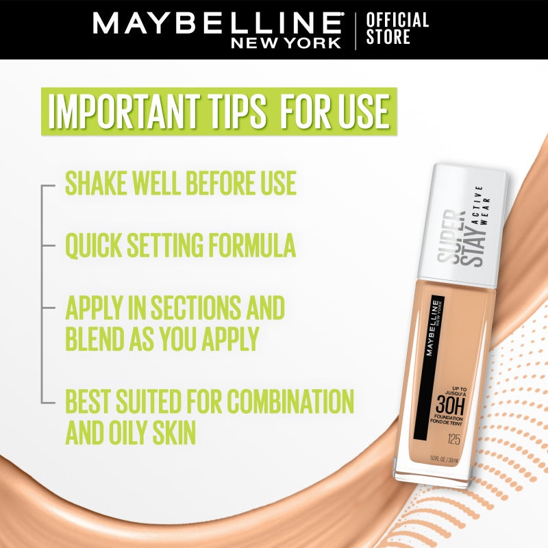 Maybelline - SuperStay Full Coverage 30H Liquid Foundation - 120
