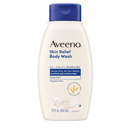Aveeno Body Wash Skin Relief Sensitive Skin Fragrance Free 532Ml