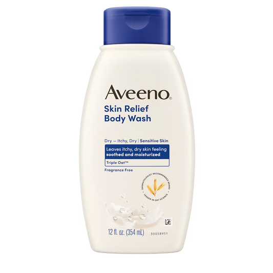 Aveeno Body Wash Skin Relief Sensitive Skin Fragrance Free 532Ml