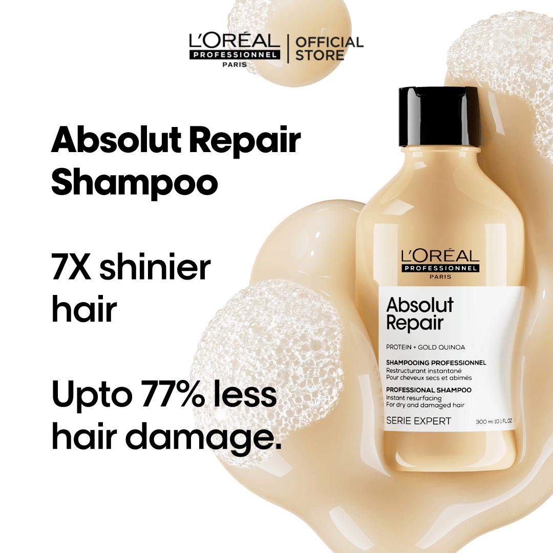 L'Oreal Professional - Serie Expert Absolute Repair Shampoo 300 ML - For Dry & Damaged Hair