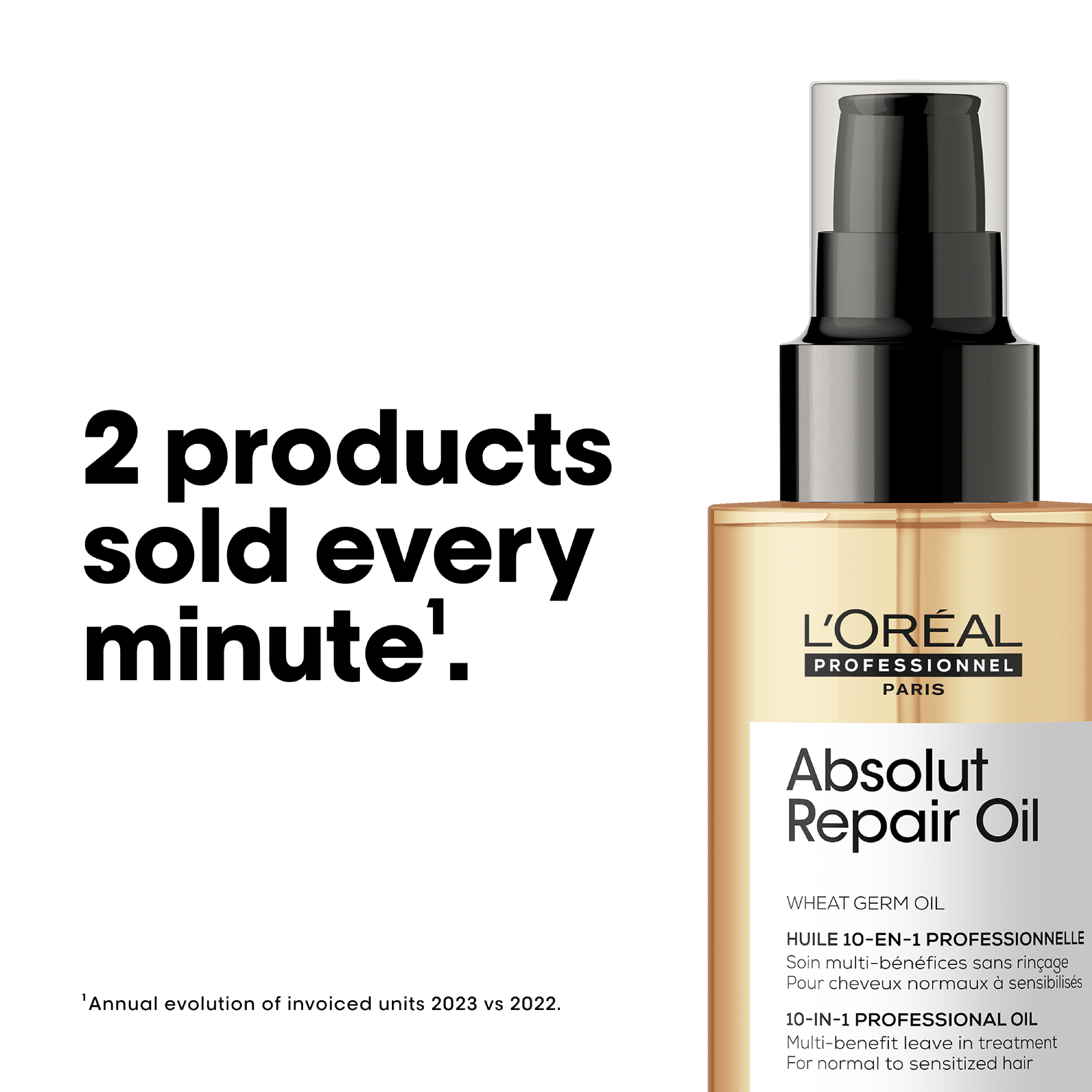 Bundle - L'Oreal Professional - Serie Expert Absolute Repair Mask 250 ML + L'Oreal Professional - Serie Expert Absolute Repair Shampoo 300 ML + L'Oreal Professional - Serie Expert Absolute Repair Hair Serum 90 ML