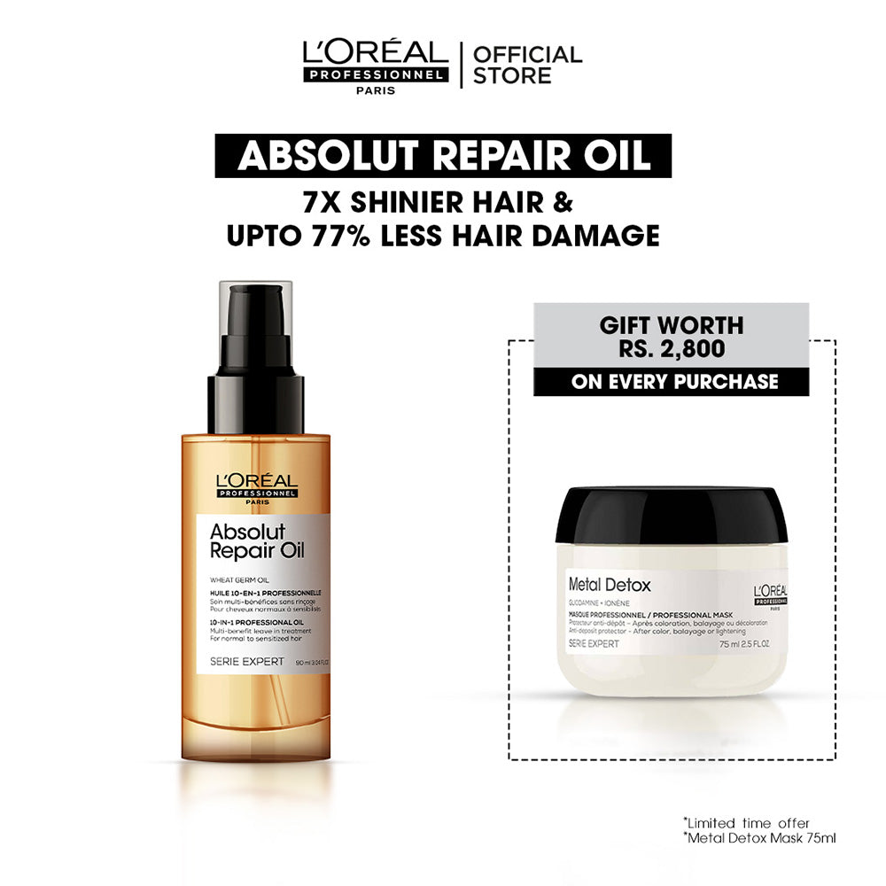 L'Oreal Professional - Serie Expert Absolute Repair Hair Serum 90 ML - For Dry & Damaged Hair