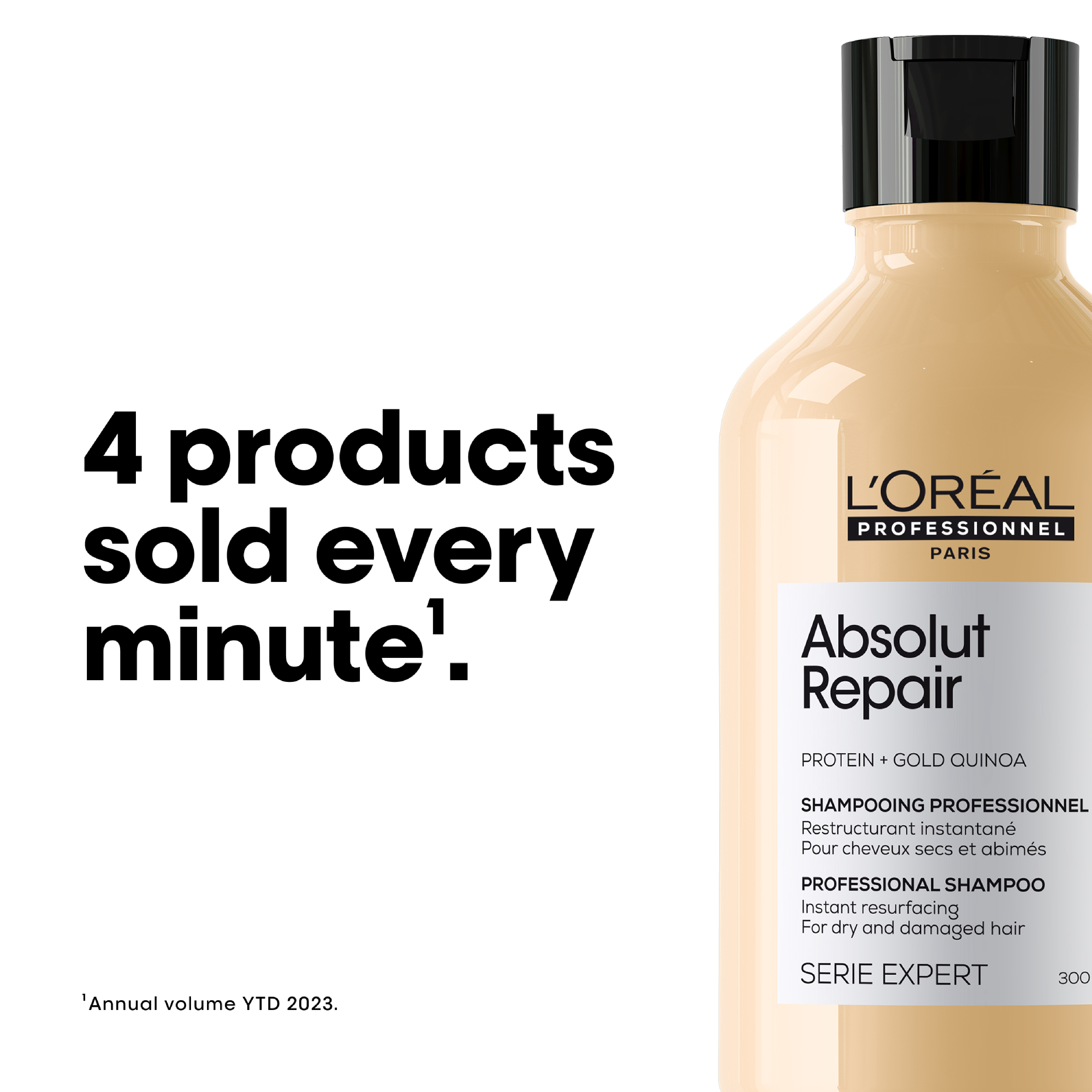 L'Oreal Professional - Serie Expert Absolute Repair Shampoo 300 ML - For Dry & Damaged Hair