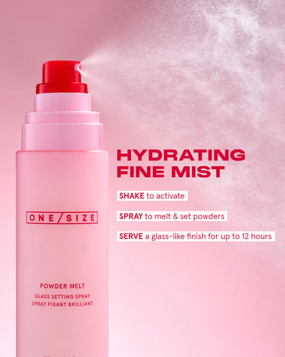 One Size Powder Melt Glass Setting Spray 100ml