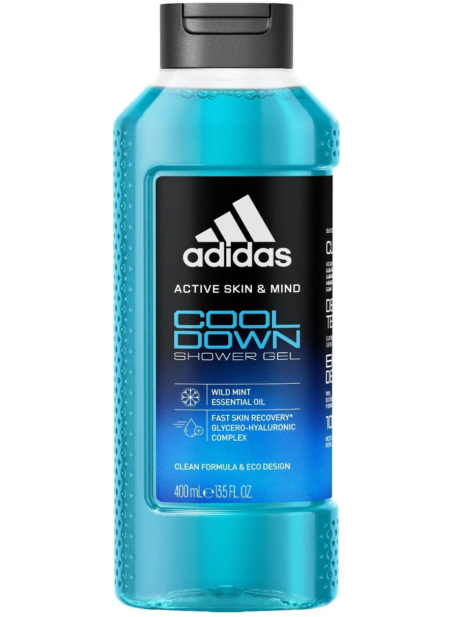 Adidas Shower Gel Champion Cool Down 13.5Oz/400Ml