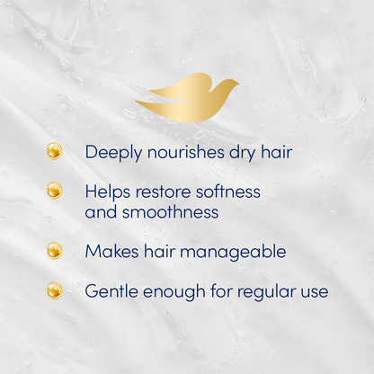 Bundle - Pack of 2 Dove Shampoo Dryness Care - 175Ml