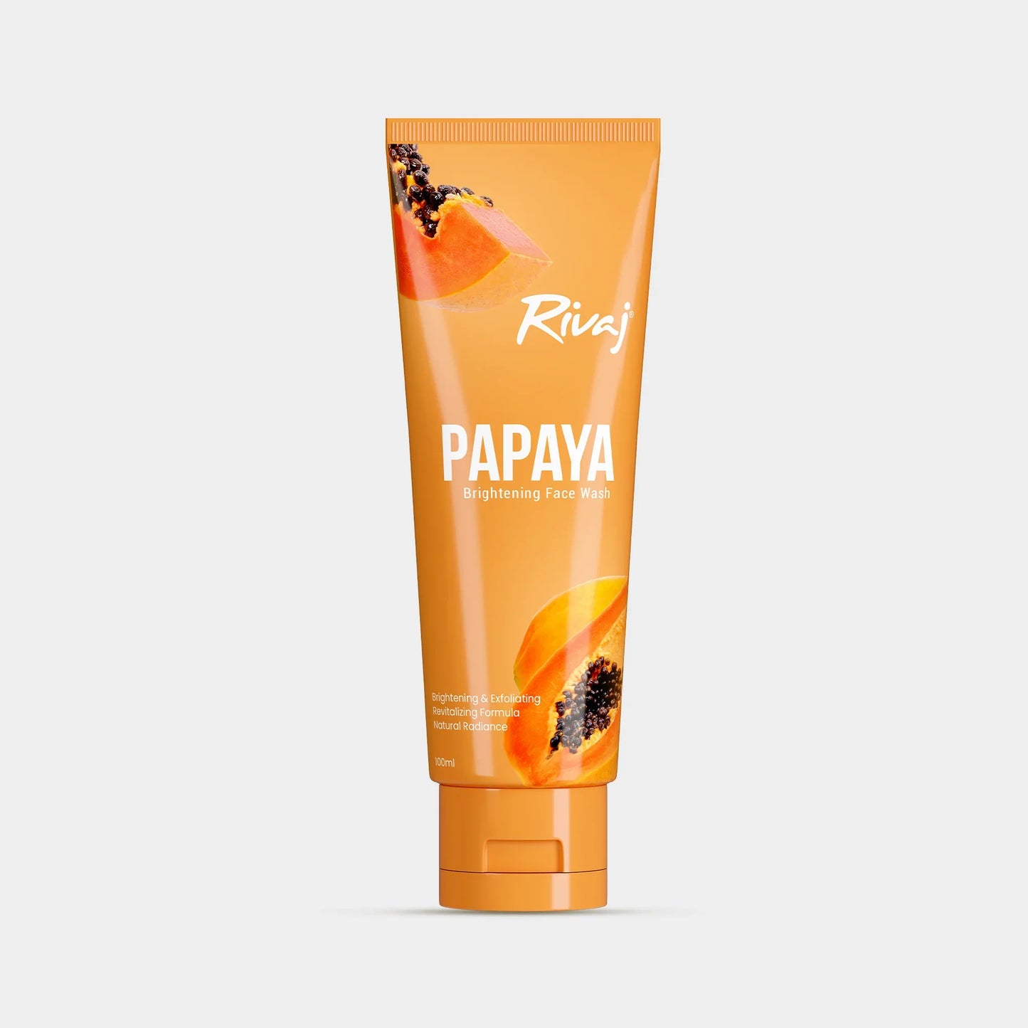 Rivaj - Brightening Face Wash - Papaya Extract - 100Ml