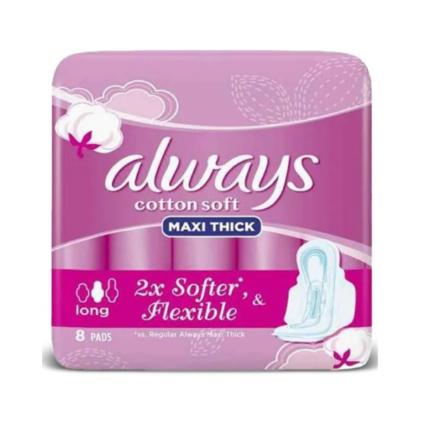 Always Pad Cotton Soft Maxi Thick Extra Long 6'S