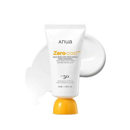 Anua - Zero Cast Moisturizing Finish Sunscreen SPF50+ - 50ml
