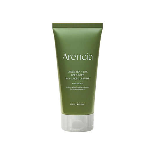 Arencia - Green Tea LHA Deep Pore Rice Cake Cleanser - 150G