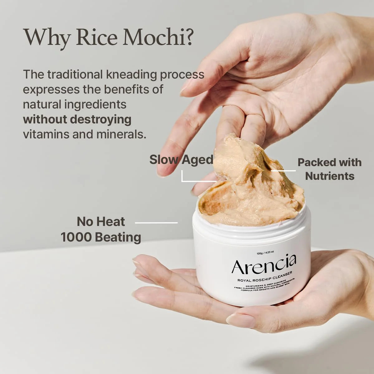 Arencia - Calendula Rice Mochi Cleanser - 120g