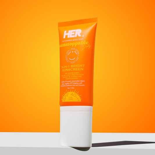 HerBeauty - 3 in 1 Bright Sunscreen (SPF 40 +++) - 50gm