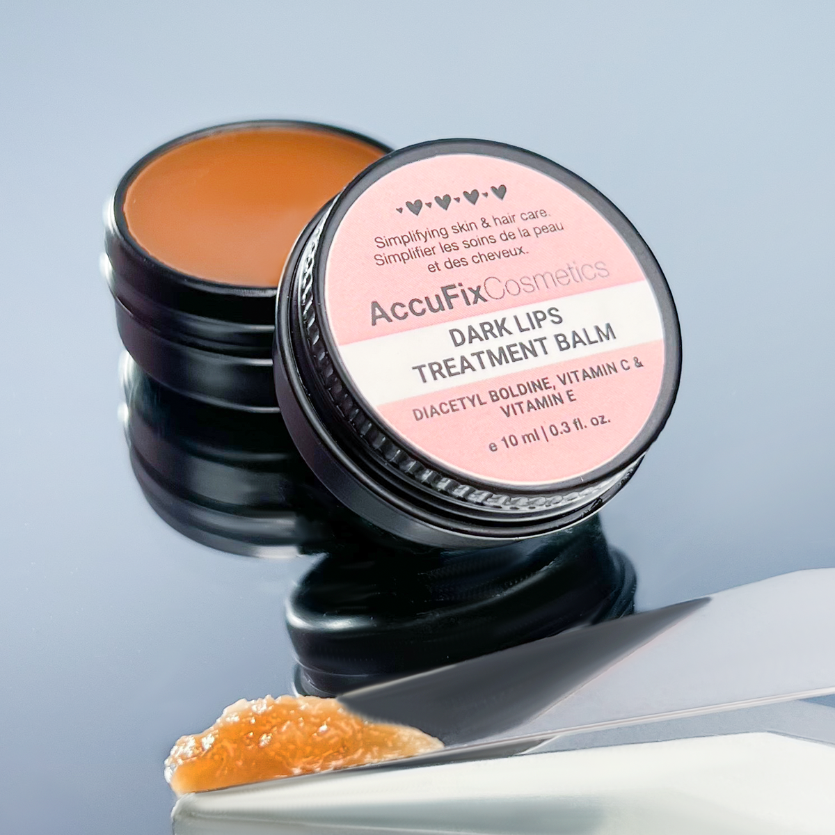 Texture of Dark Lips Treatment Balm  - AccuFix Cosmetics