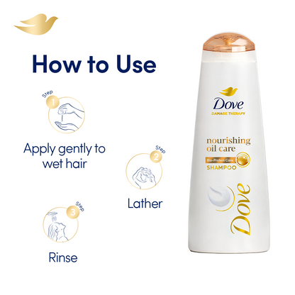 Dove - Nourishing Oil Care Shampoo - 360ml