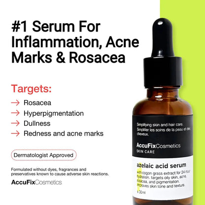 Benefits of Azelaic Acid Serum | AccuFix Cosmetics