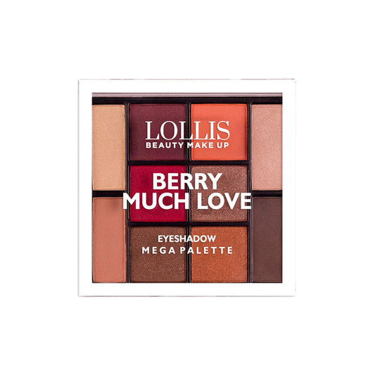 Lollis - Berry Much Love Eyeshadow Mega Palette - 10