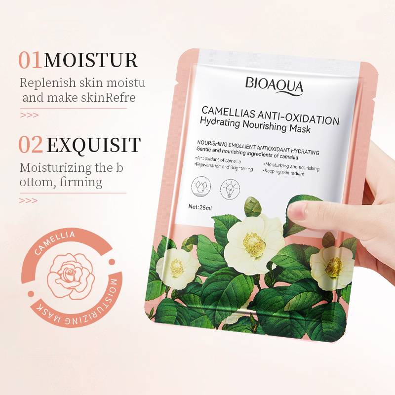 Bioaqua Camellias Anti-Oxidation Hydrating Mask - 1 PC