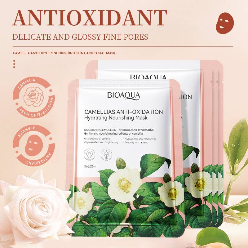 Bioaqua Camellias Anti-Oxidation Hydrating Mask - 1 PC