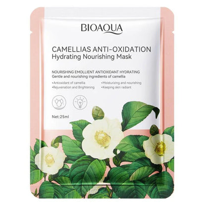 Bioaqua Camellias Anti-Oxidation Hydrating Mask - 1 PC