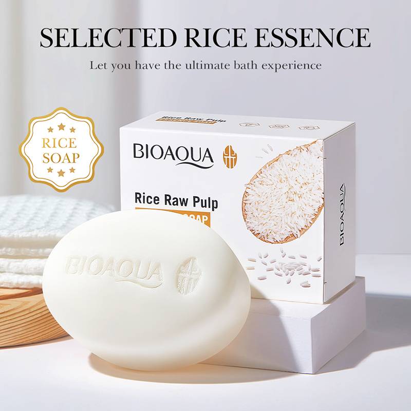 Bio Aqua Rice Raw Pulp Essence Soap 100G