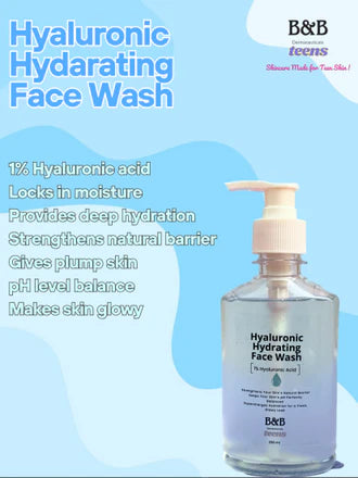 B&B Derma - Hyaluronic Hydrating Face Wash Teens