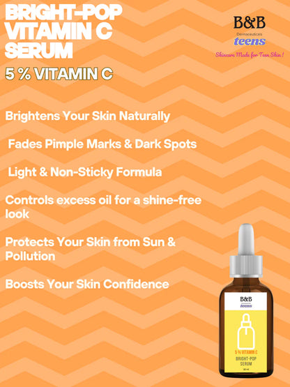 B&B Derma - Bright Pop Vitamin C Serum ( 5% Vitamin-C Serum )