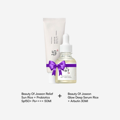 Bundle - Beauty Of Joseon Glow Deep Serum Rice + Arbutin 30Ml & Beauty Of Joseon Relief Sun Rice + Probiotics Spf50+ Pa++++ 50Ml