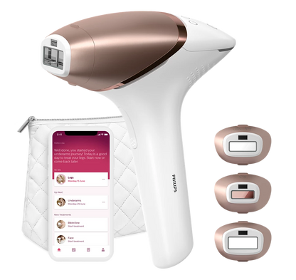 Philips - Lumea IPL 9000 Series Hair removal device with SenseIQ BRI955/60