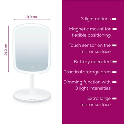 Beurer - Illuminated Cosmetics Mirror - BS 47