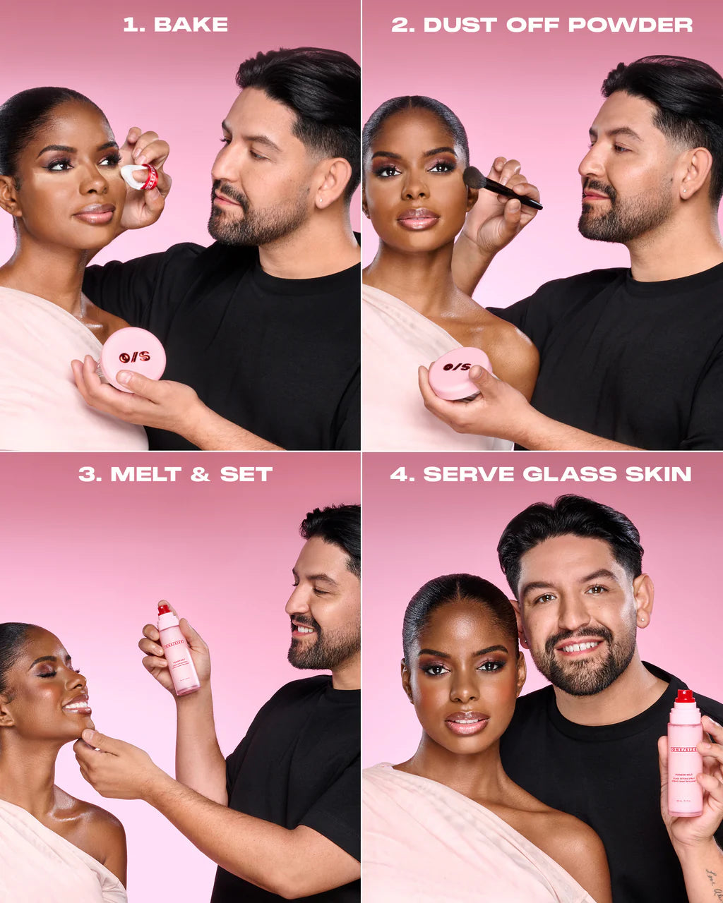 One Size Powder Melt Glass Setting Spray 100ml