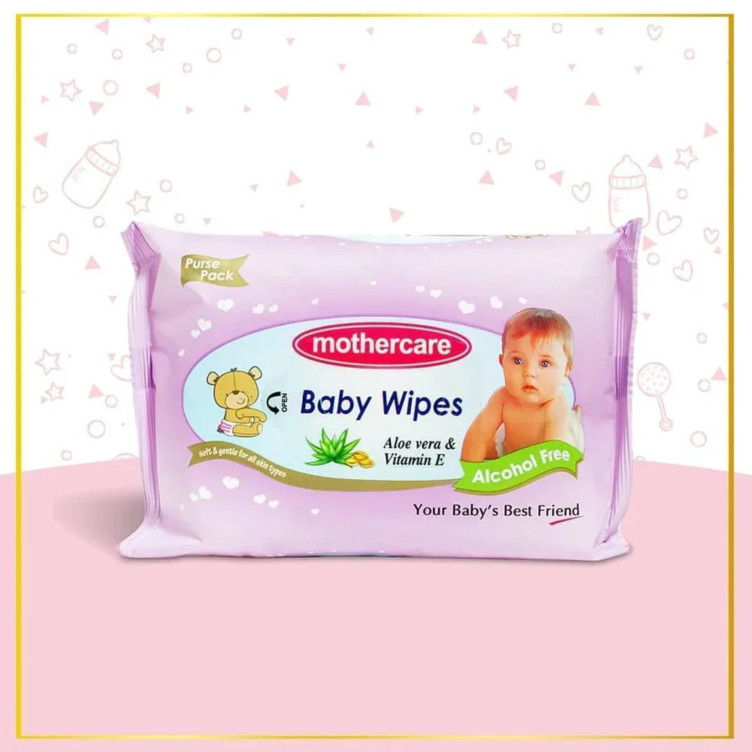 Mothercare - Baby Wipes Purse Pack - Purple