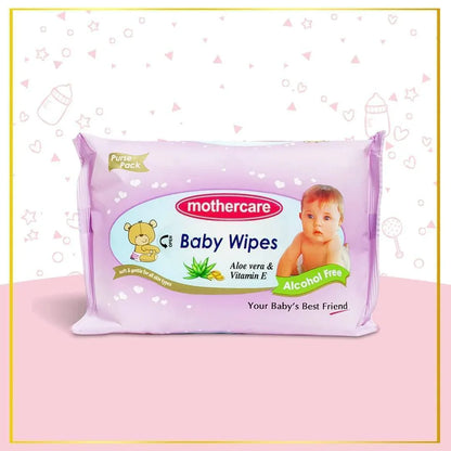 Mothercare - Baby Wipes Purse Pack - Purple