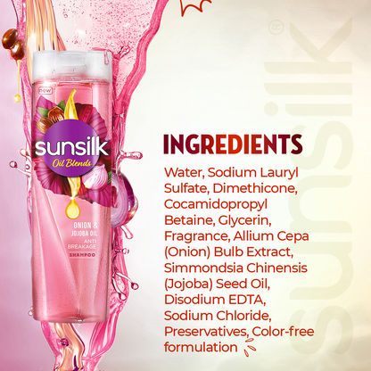 Sunsilk - Shampoo Oil Blends Onion & Jojoba Oil - 205ml