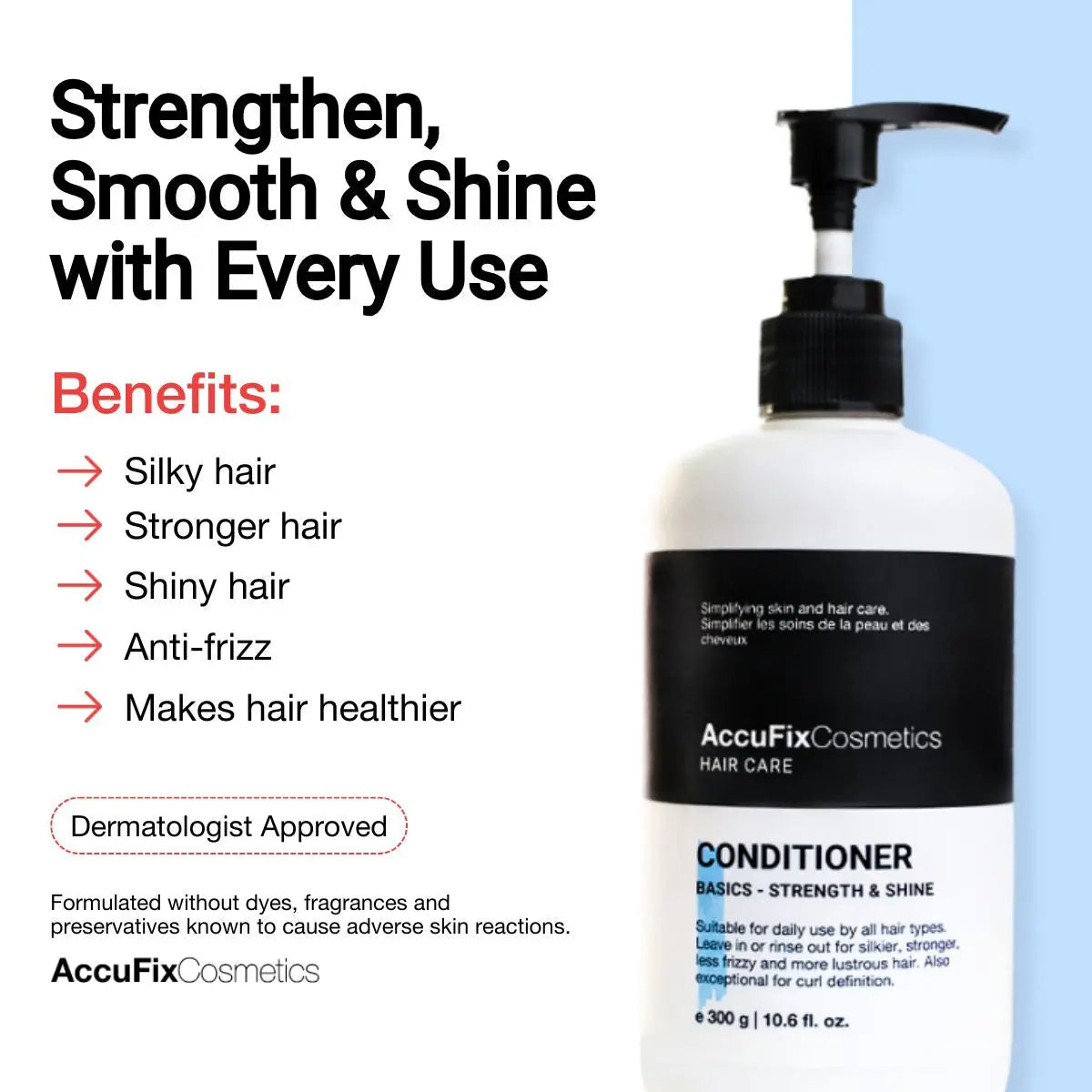 Benefits of AccuFix's Hair Conditioner