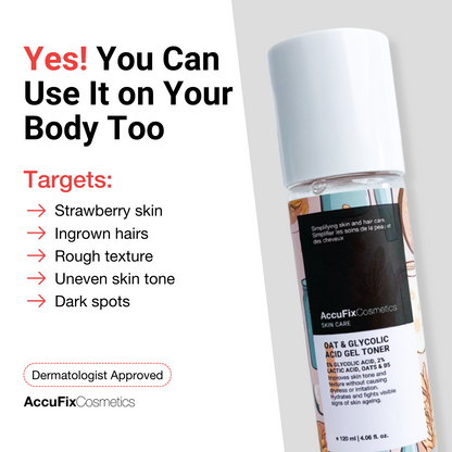 AccuFix - Oat and Glycolic Acid Gel Toner