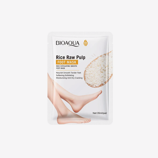 Bio Aqua Rice Raw Pulp Foot Mask 35G
