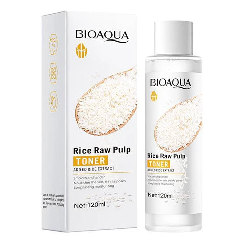 Bioaqua Rice Raw Pulp Toner 120Ml