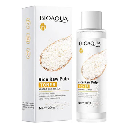 Bioaqua Rice Raw Pulp Toner 120Ml