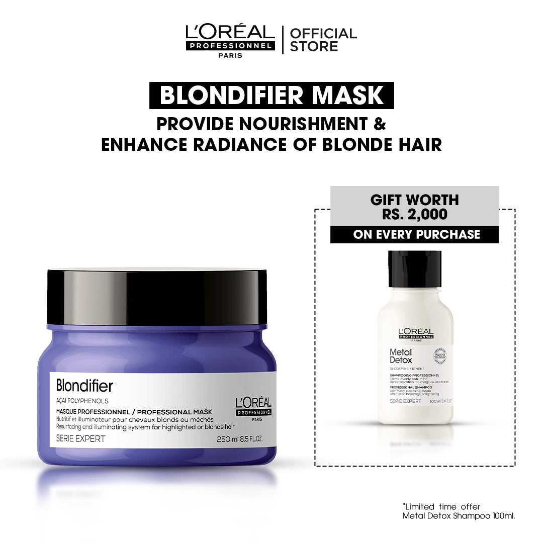 L'Oreal Professional - Serie Expert Blondifier Mask 250 ML - For Highlighted & Bleached Hair