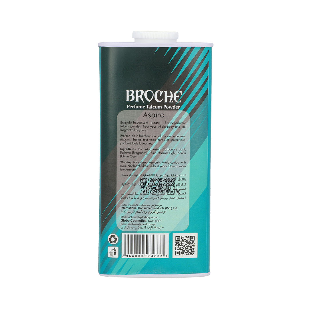 Broche - Aspire Talcum Powder 125gm