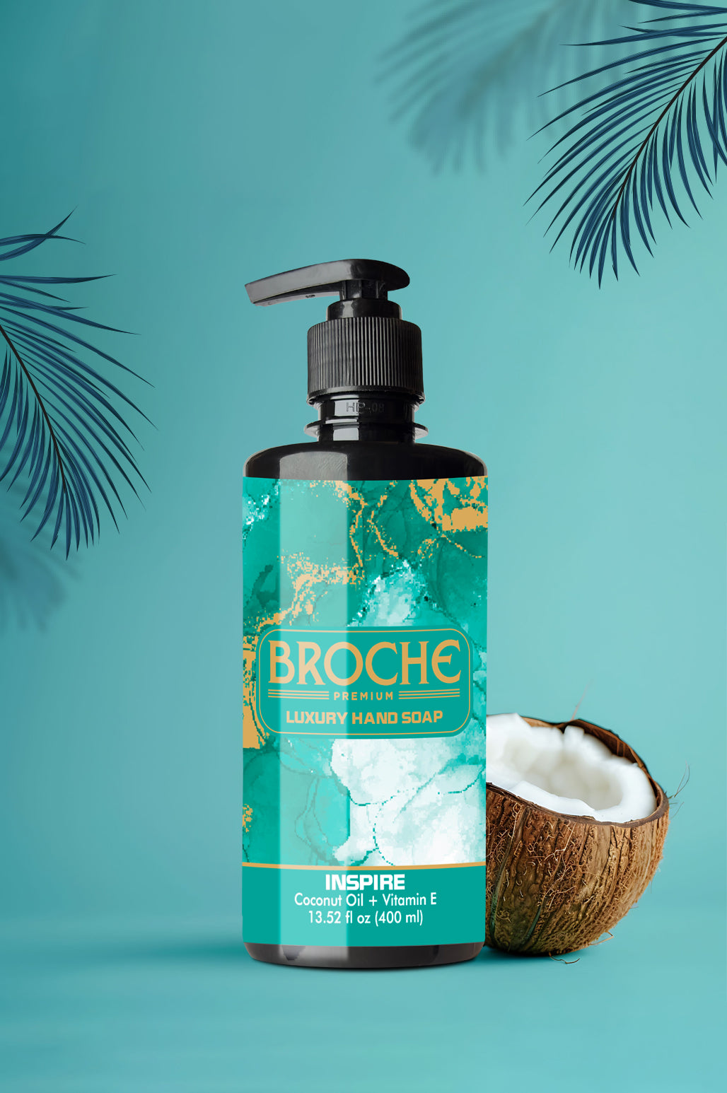 broche-hand-wash-inspire-with-coconut-and-blue-backround