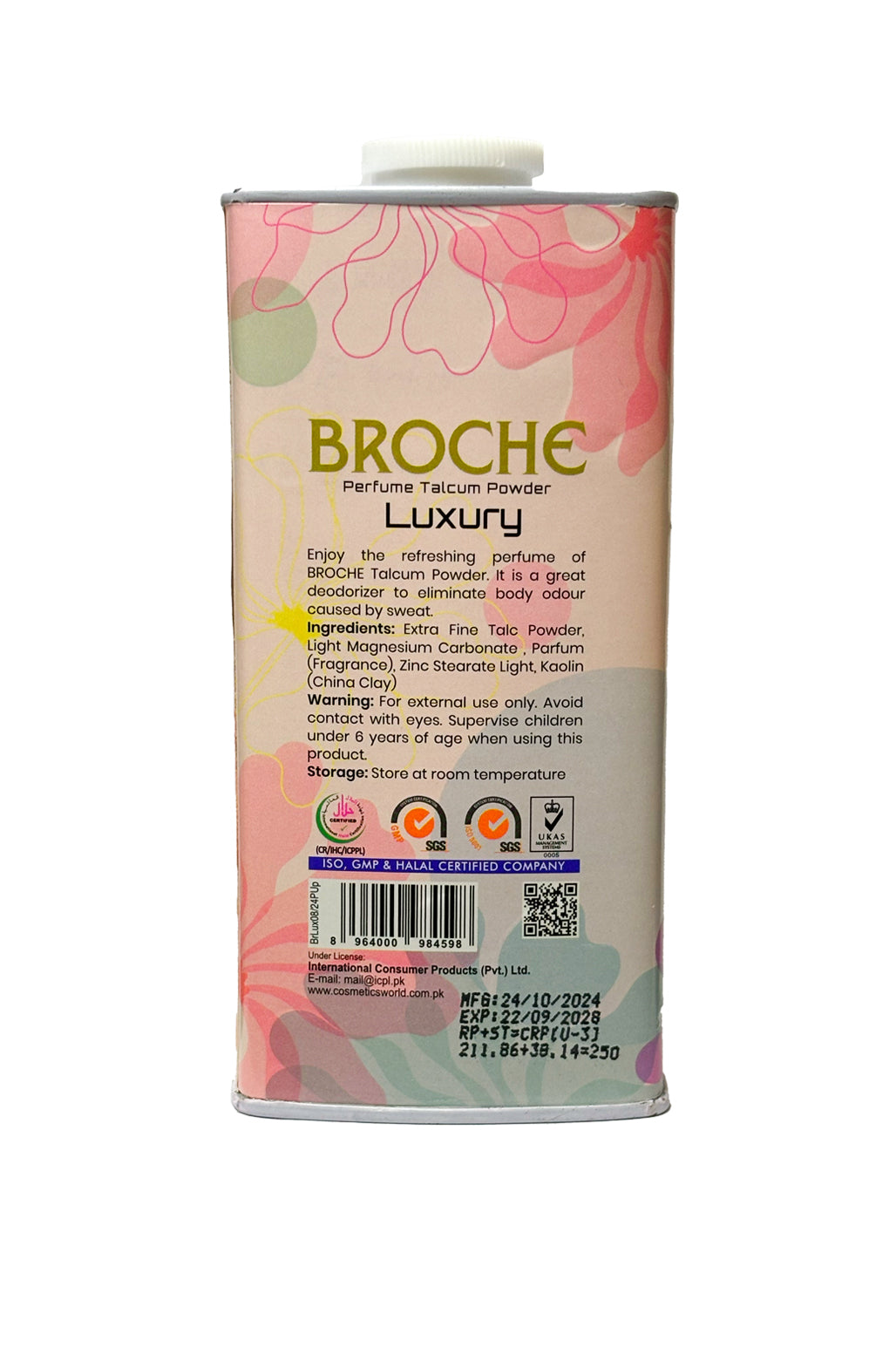 Broche - Luxury Talcum Powder